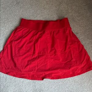 Mono B Red Athletic Skater Skirt